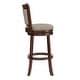 preview thumbnail 35 of 49, Verona Panel Back Linen Swivel 29-inch High Back Bar Stool by iNSPIRE Q Classic