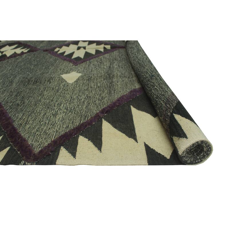 Noori Rug High-Low Sabih Brown/Ivory Rug - 8'2" x 11'2"