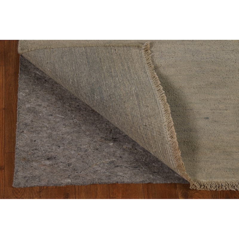 Modern Gabbeh Accent Rug Handmade Wool Carpet - 4'0"x 5'9"