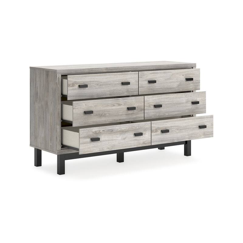 Signature Design by Ashley Vessalli Black/Grey Dresser