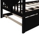 preview thumbnail 63 of 72, Elegant Design Daybed with Trundle Bed, Wooden Sofa Bed for Bedroom Living Room, Wood Platform Bed Frame for Kids Teens Guests