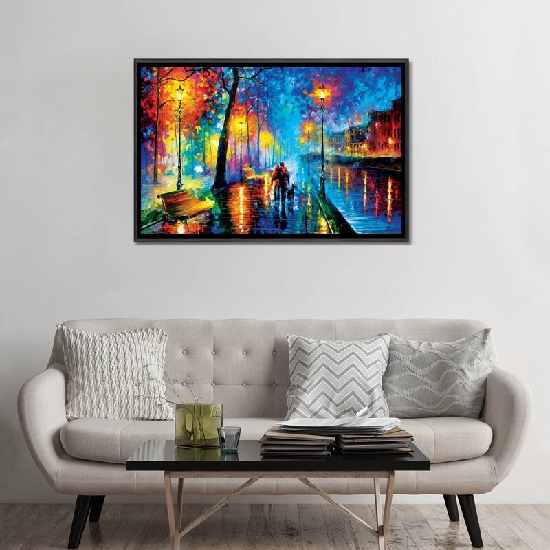 iCanvas "Melody Of The Night" by Leonid Afremov Framed