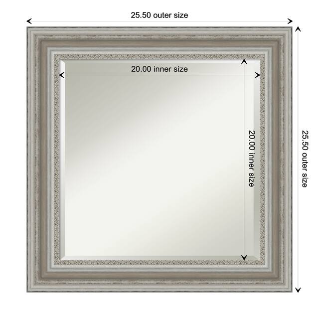The Gray Barn Parlor Silver Bathroom Vanity Wall Mirror