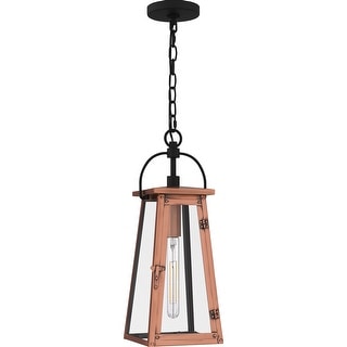 Carolina 1-Light Aged Copper Outdoor Hanging Lantern
