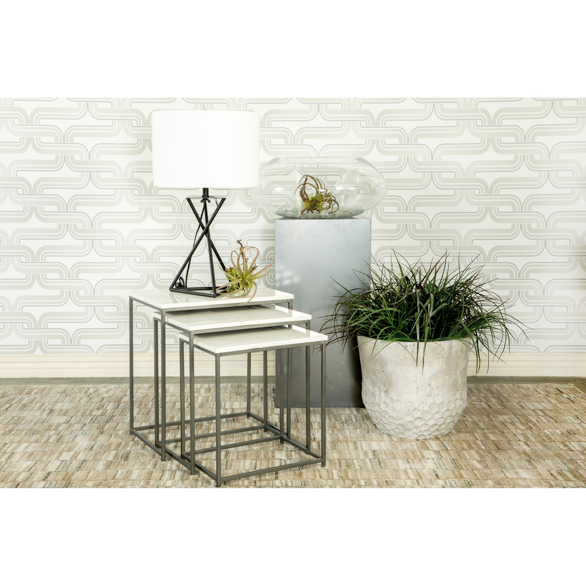 Grey marble hotsell nest of tables