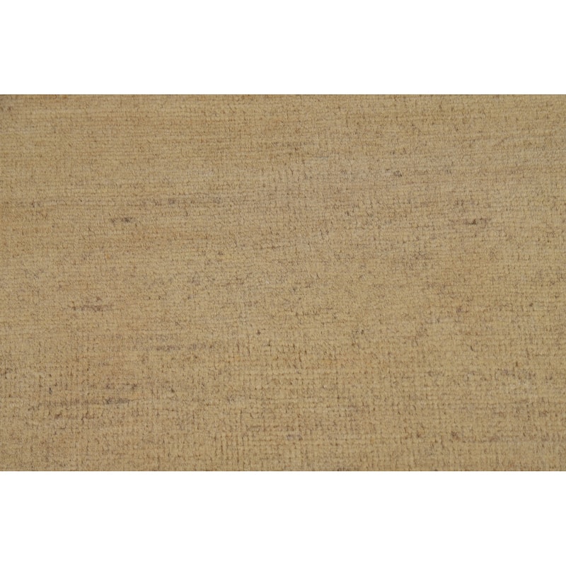 Gabbeh Modern Runner Rug Hand-Knotted Contemporary Wool Carpet - 2'6"x 9'8"