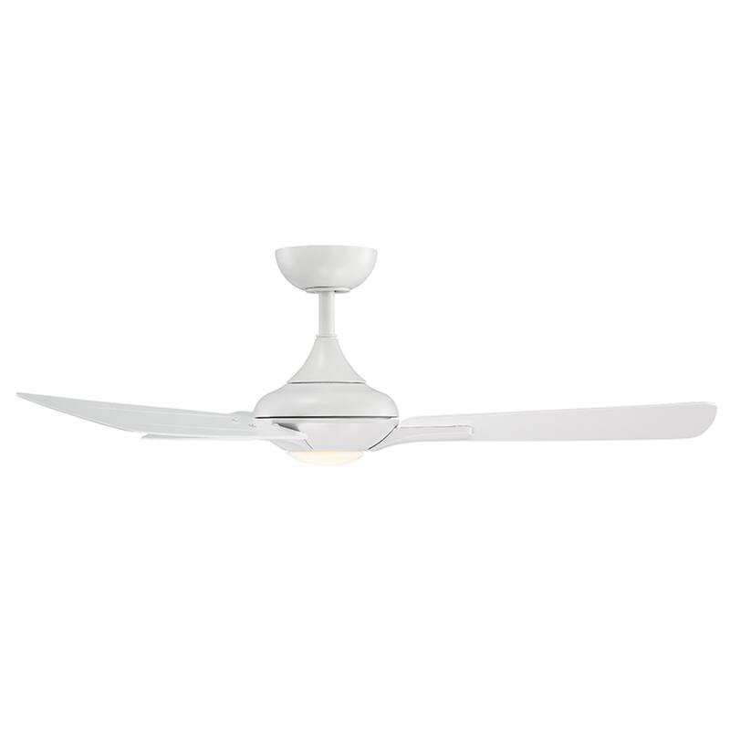 Mykonos 52 Inch 3-Blade Smart Fan with 6-Speed DC Motor and LED Light