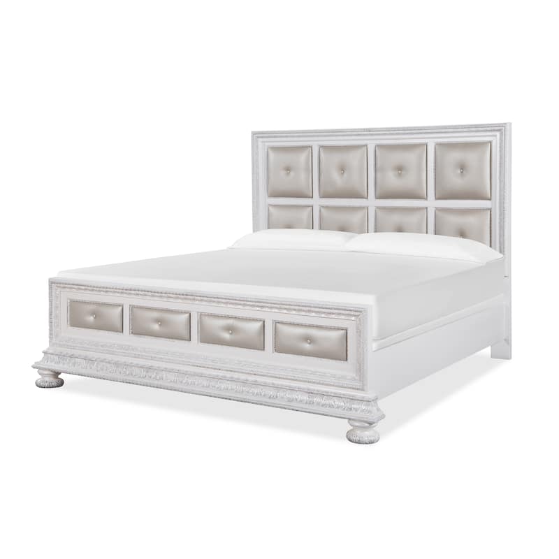 Penta White/Champagne Bedroom Set