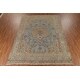 Floral Green Tabriz Persian Vintage Area Rug Hand-Knotted Wool Carpet ...