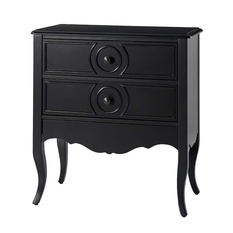 Sidney Traditional 3-Drawer Nightstand with Built-In Outlets and USB by HULALA HOME