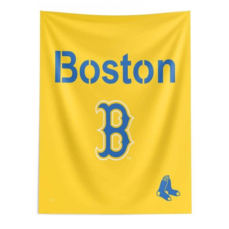MLB City Connect Printed Wall Hanging - 50" x 60" - Boston Red Sox