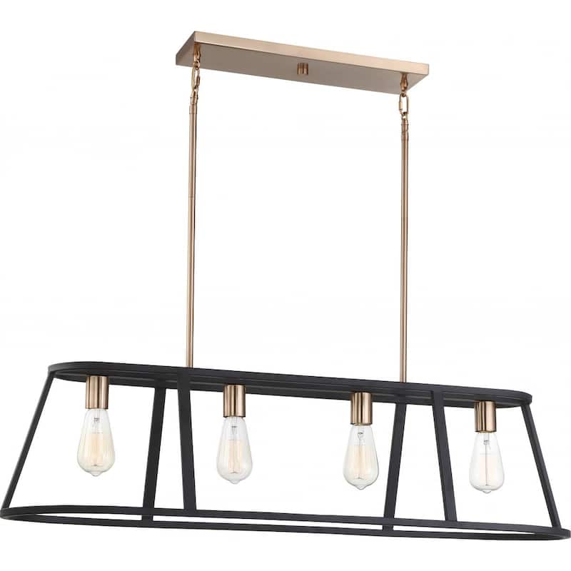 Chassis 4-Light Island Pendant Fixture - N/A
