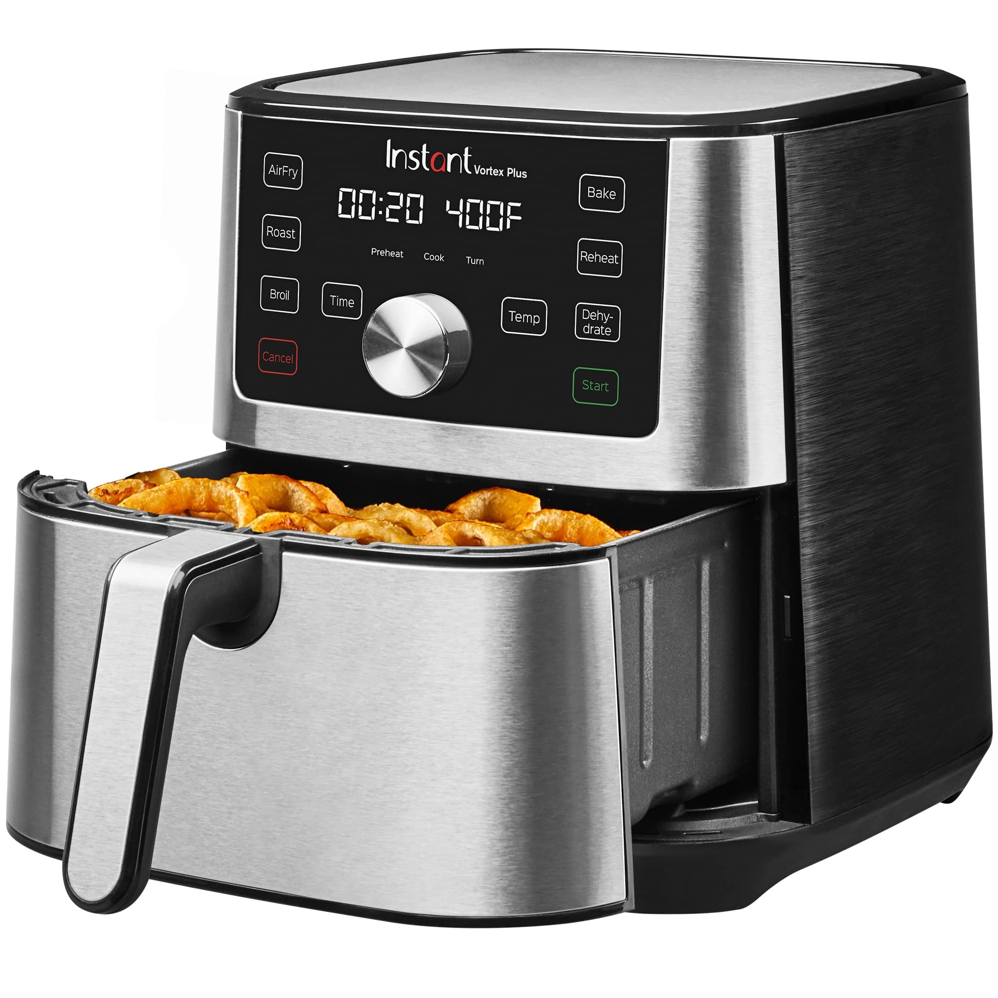 15QT Air Fryer Toaster Oven 450℉ Dehydrator Nonstick Dishwasher Safe Basket  Tray