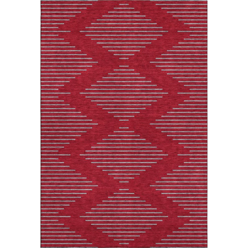 Premium Washable Super Soft Global Stripes Mayfield Rug