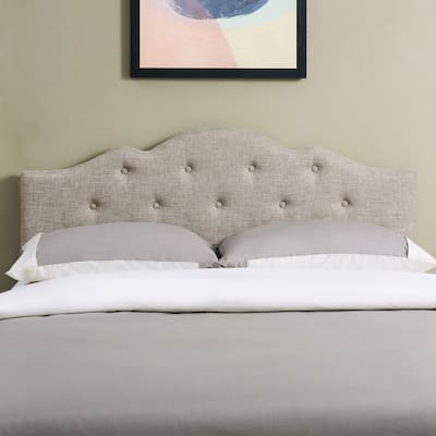 Charlie Upholstered Tufted Round Headboard