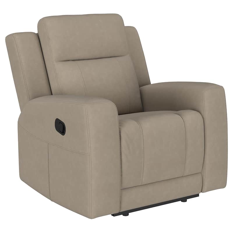 Brentwood Contemporary Upholstered Recliner Chair - Taupe