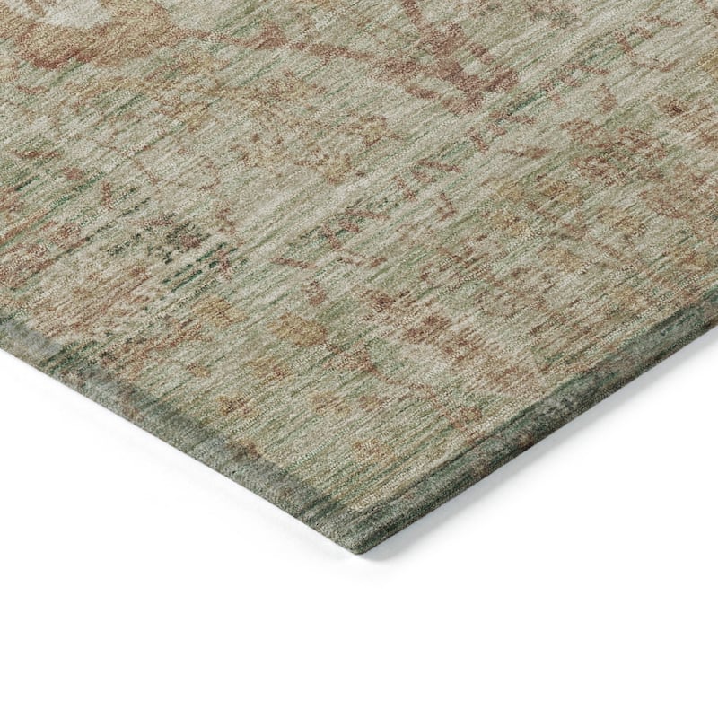 HomeRoots Oriental Traditional Rectangle Outdoor Rug