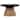 Modern Metal & Solid Wood Round Coffee Tabl