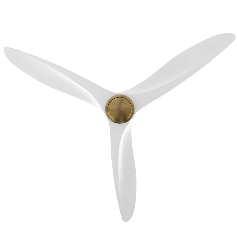 WINGBO 60" Solid Wood DC Motor Integrated LED Ceiling Fan with Remote Control · - N/A