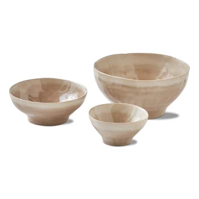 Cloud Bowl Set Of 3 Ceramic Serving Bowls