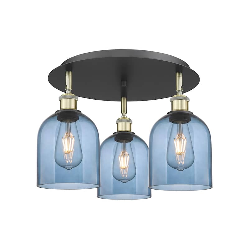 Innovations Lighting 516-3C-11-18 Bella Flush Bella 3 Light 18" Wide