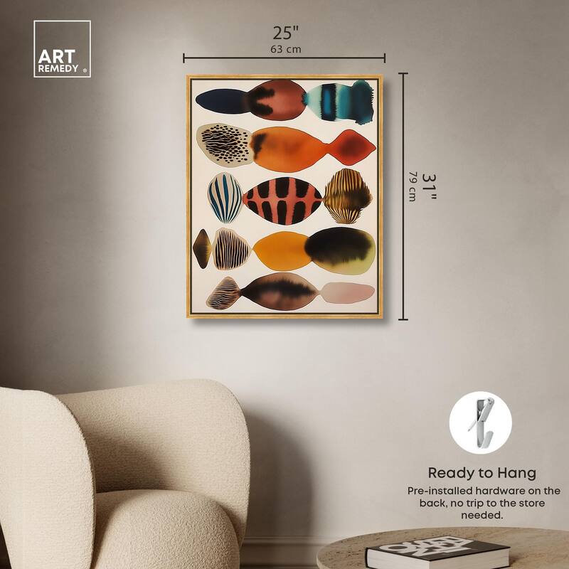 Biomorphs II Canvas by Art Remedy
