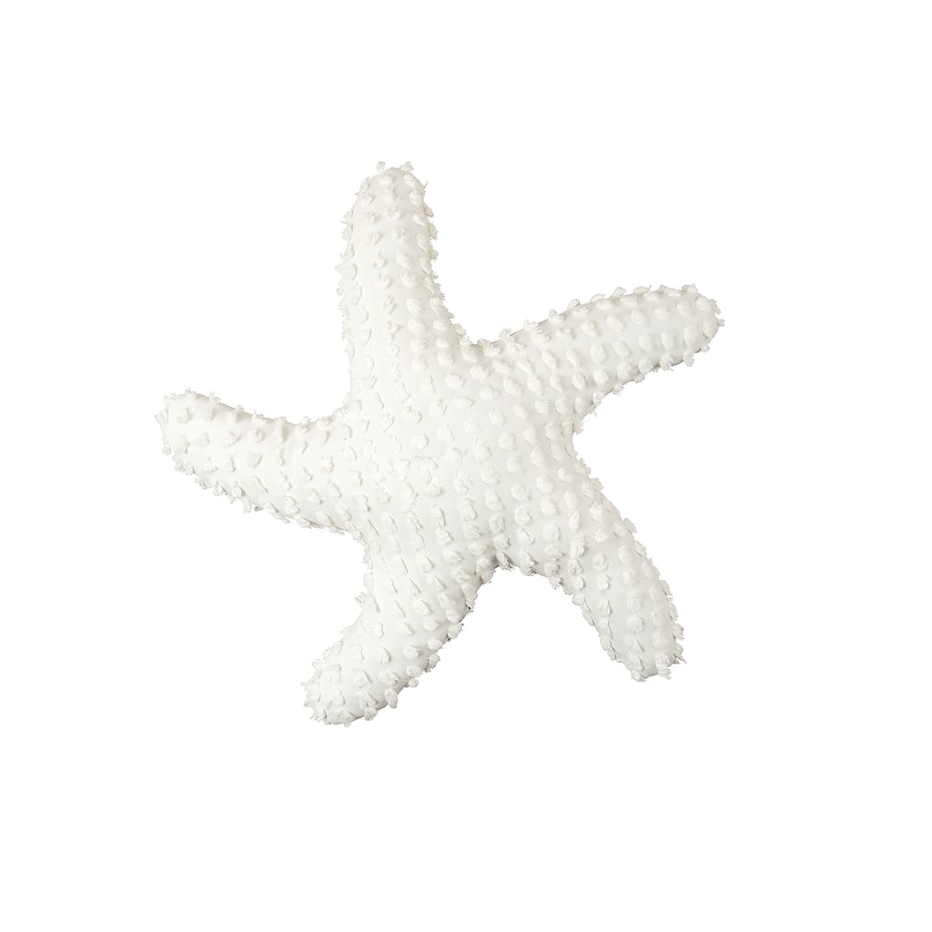 White Starfish Shaped Pillow