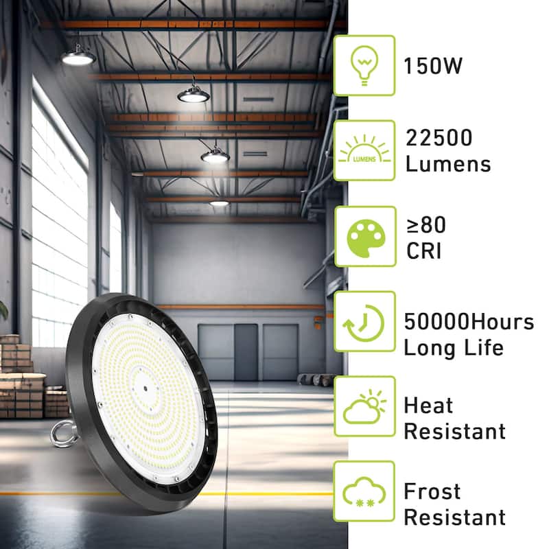 Industrial UFO LED High Bay Light for Garage and Warehouse