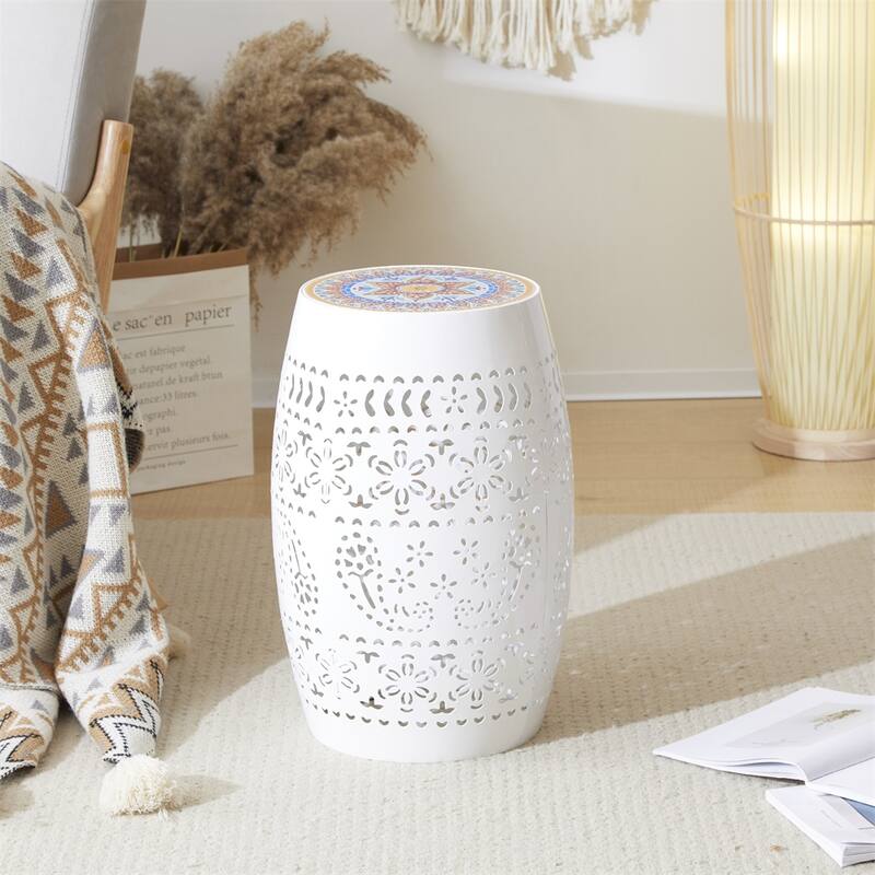 12" Metal Side Table