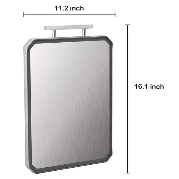Double Sided Stainless Steel Cutting Board for Kitchen