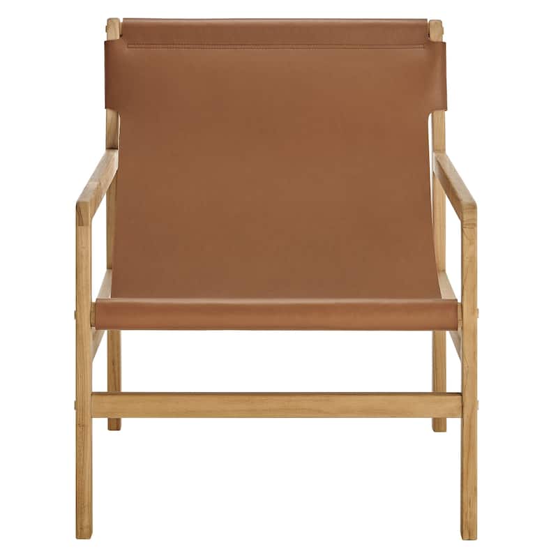 Orín Leather Sling Chair