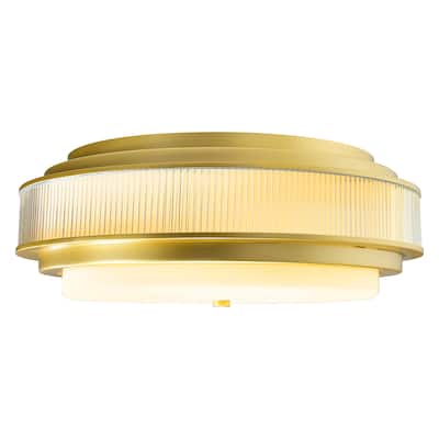 Valdivia 5 Light Satin Gold Flush Mount - Satin Gold