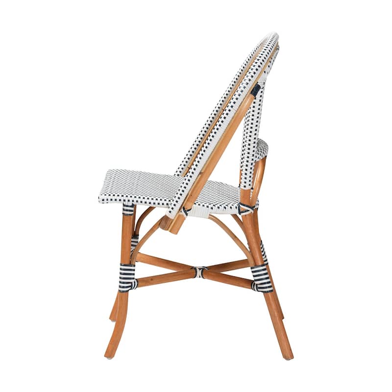Genica Classic French Natural Rattan Bistro Chair