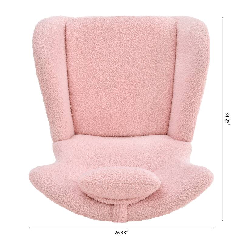 Glider Chair with Headrest & Storage