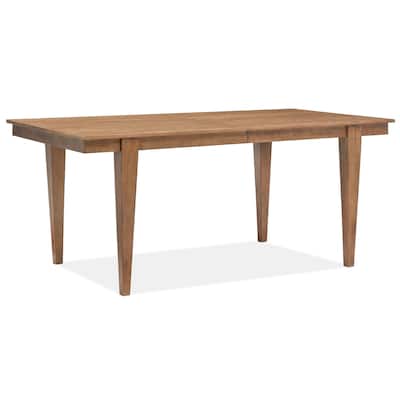 Magnussen Home Lindon Belgian Wheat Extendable Rectangular Dining Table - 38''W x 72''D x 30''H