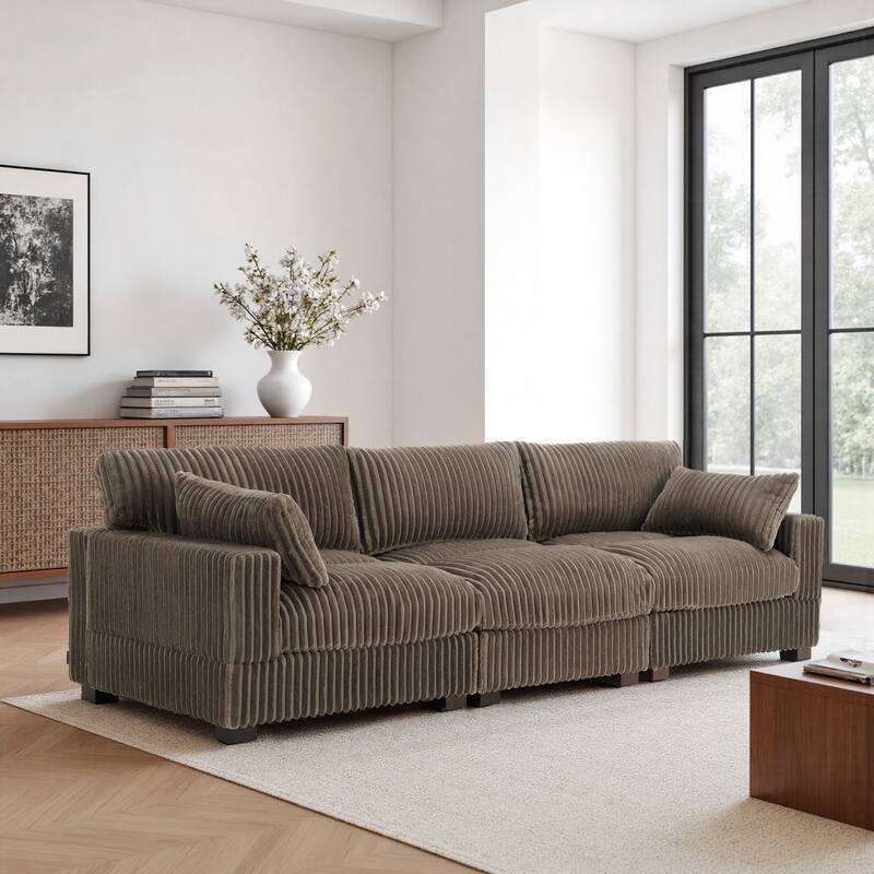 U-shaped Modular Sectional Set Upholstered Sofa Couch