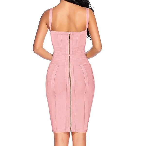 bandage tie waist dress