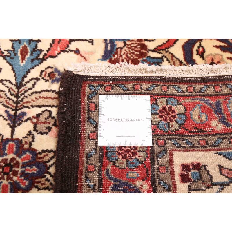 ECARPETGALLERY Hand-knotted Anadol Cream Wool Rug - 2'7 x 10'6