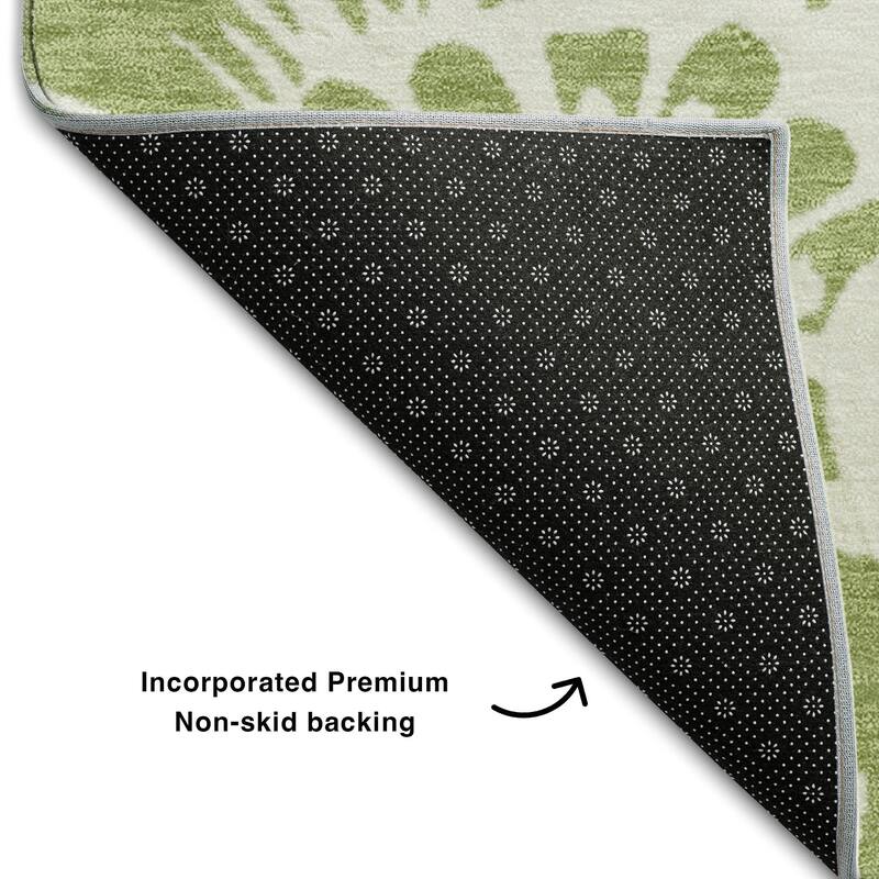 Premium Washable Super Soft Modern Floral Mayfield Rug