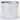 10.5" Galvanized Rustic Metal Planter Pail with White Distressed Paint, Set of 3