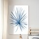 preview thumbnail 8 of 8, Indigo Tropical Leaves II -Premium Gallery Wrapped Canvas