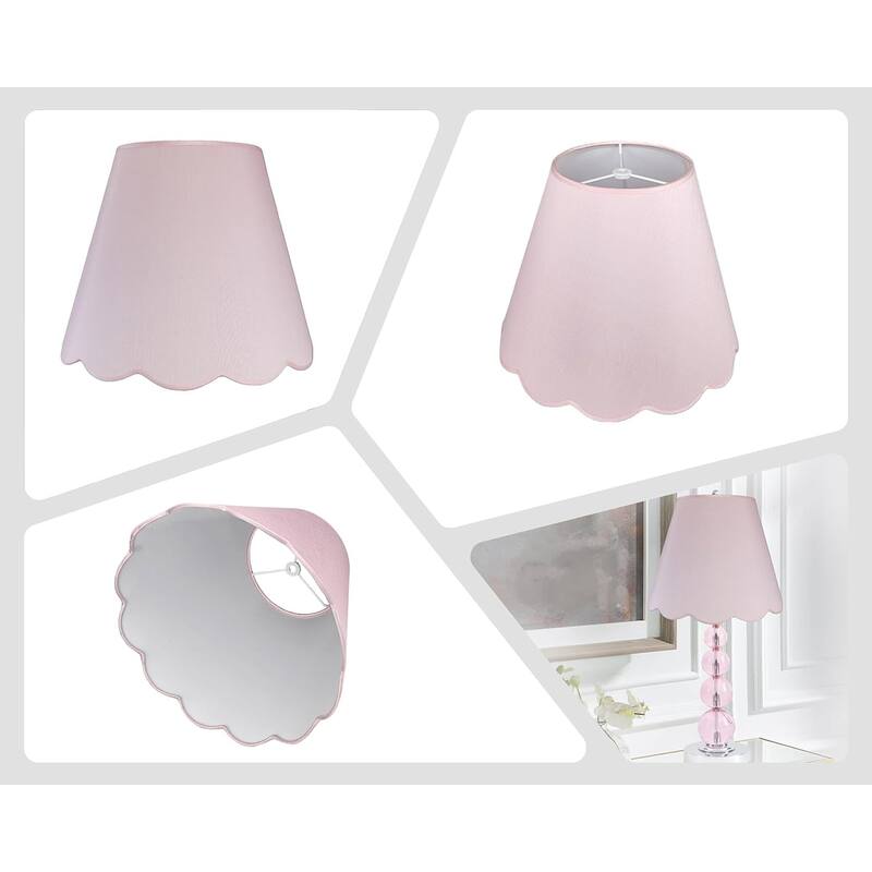 Royal Designs Scallop Empire Lamp Shade Set of 2 - 7 x 13 x 10