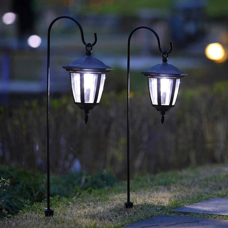 34 Inch Hanging Solar Lights Outdoor Waterproof - White