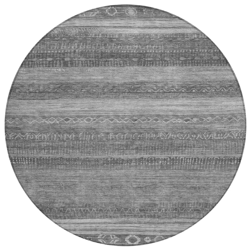 HomeRoots Aztec Transitional Rectangle Outdoor Rug