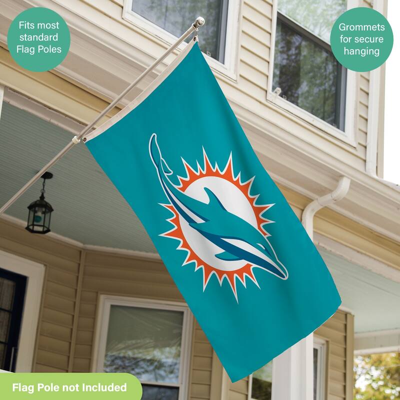 Jacksonville Jaguars Single Sided Flag w/ 2 Grommets, 3'x5'