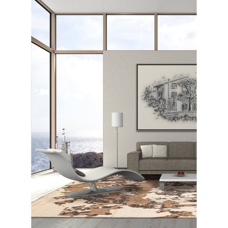 ECARPETGALLERY Hand-knotted Tangier Cream Wool Rug - 8'0 x 10'0