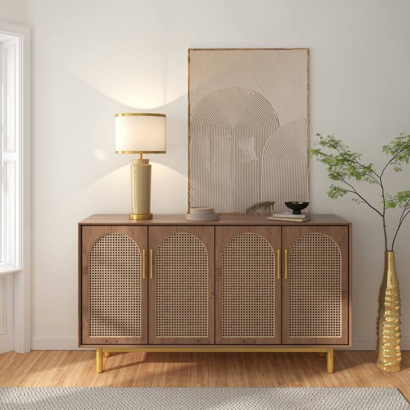 Acroma 25 '' Modern Ceramic Table Lamp with USB Ports - 1-light