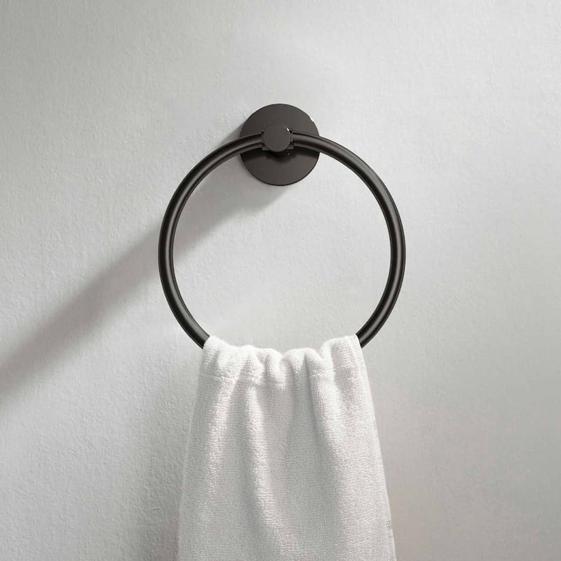 Circular Bathroom Towel Ring - N/A