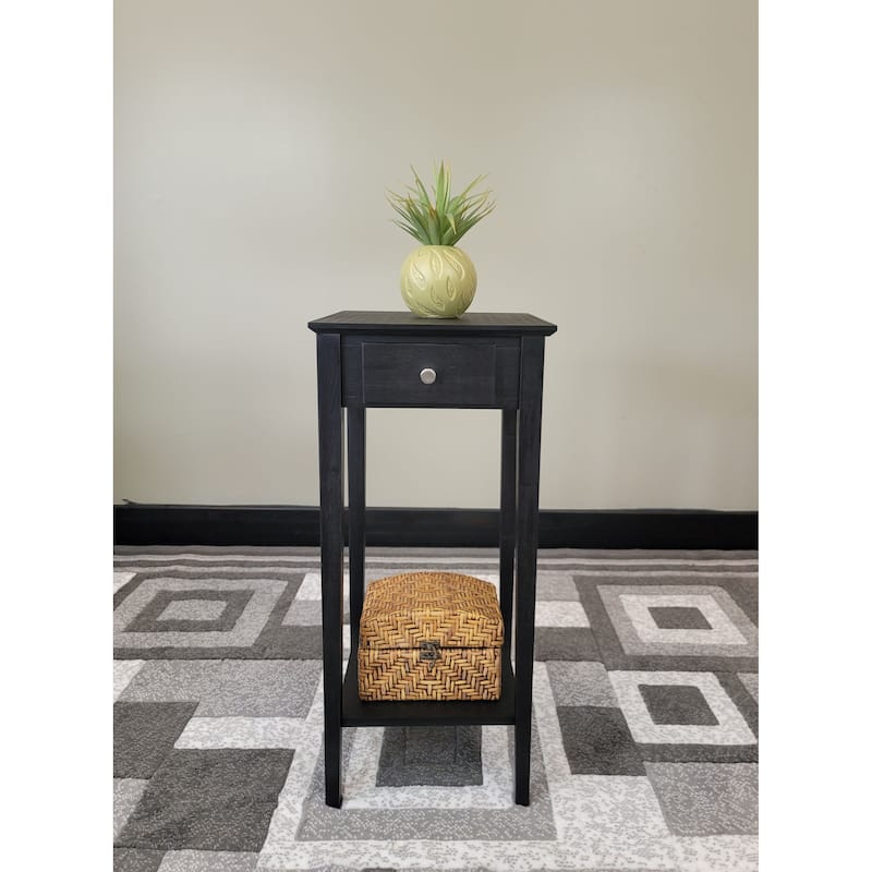 Solid Bamboo Plant Stand Telephone Table