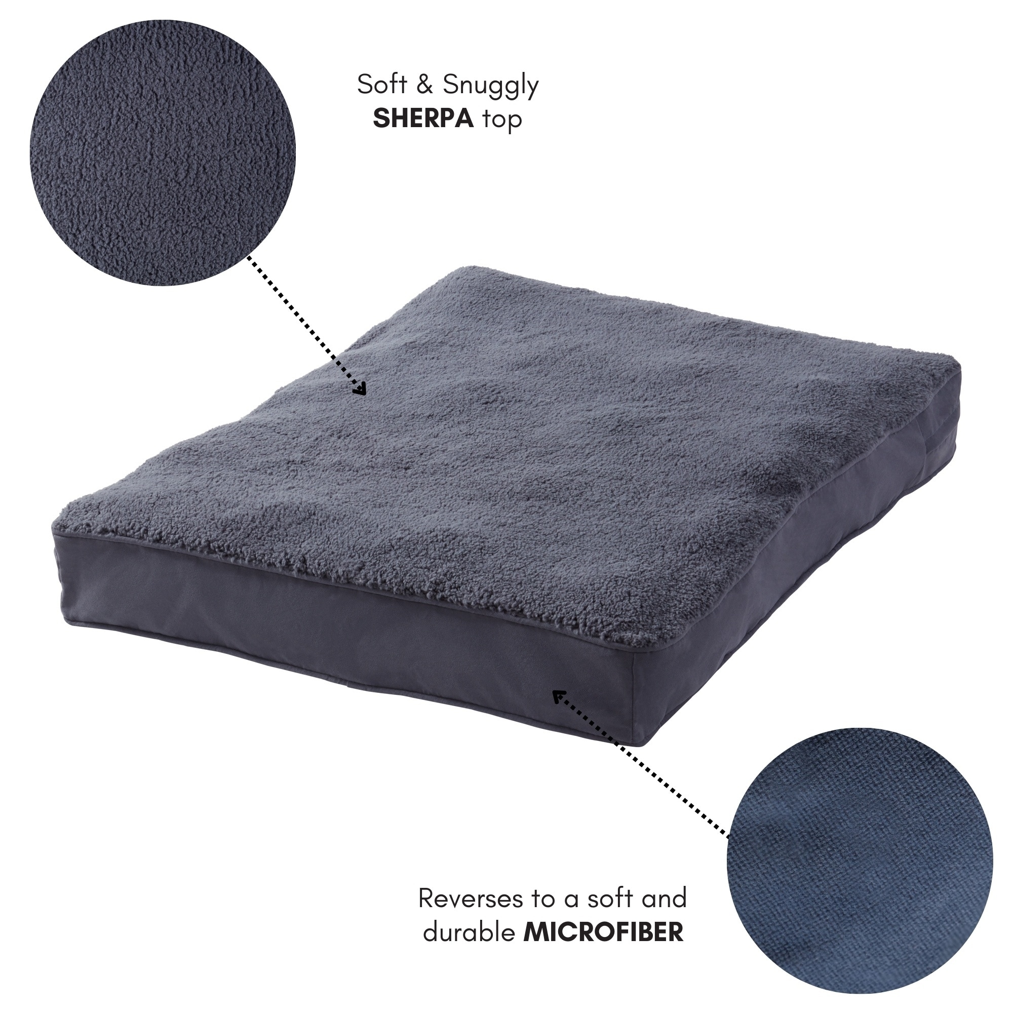 Daisy Deluxe Supportive Pillow Dog Bed